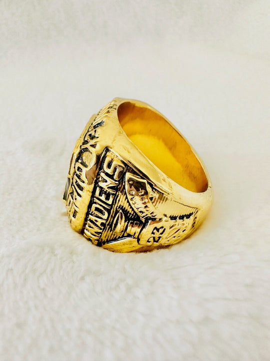 1986 Canadiens Stanley Cup 18k GP Brass Championship Ring,  SHIP - EB Sports Champion's Cache