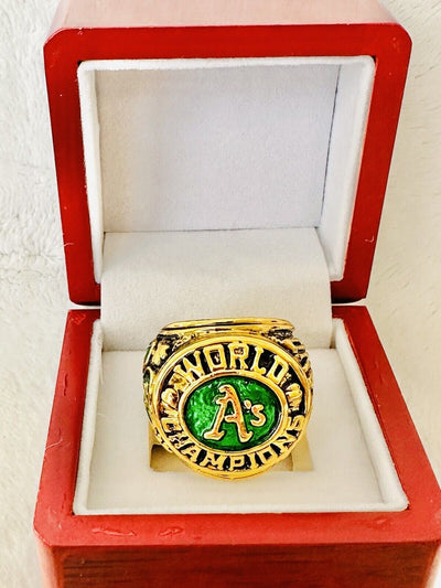 1974 Oakland Athletics World Series Championship Ring W Box,  SHIP - EB Sports Champion's Cache