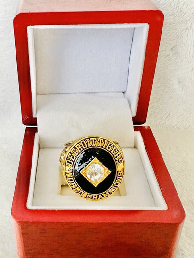 1968 Detroit Tigers World Series Championship Replica Ring W Box,  SHIP - EB Sports Champion's Cache