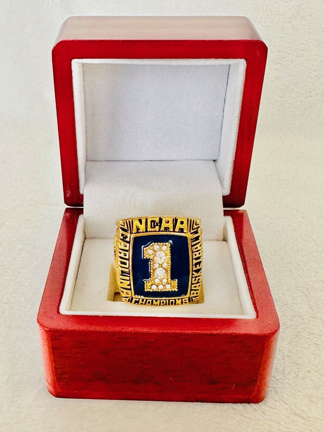 1993 North Carolina Tarheels NCAA SP Brass Championship Ring, US Ship - EB Sports Champion's Cache