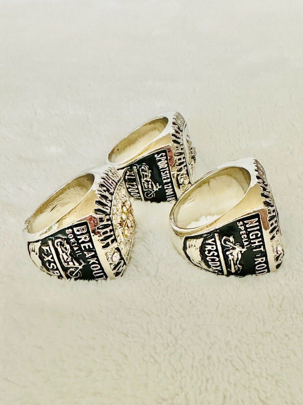 3 PCS Harley Davidson Ring: HOG, USA SHIP - EB Sports Champion's Cache