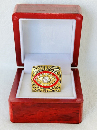 1982 Washington Redskins Championship Replica Ring W Box,  SHIP - EB Sports Champion's Cache