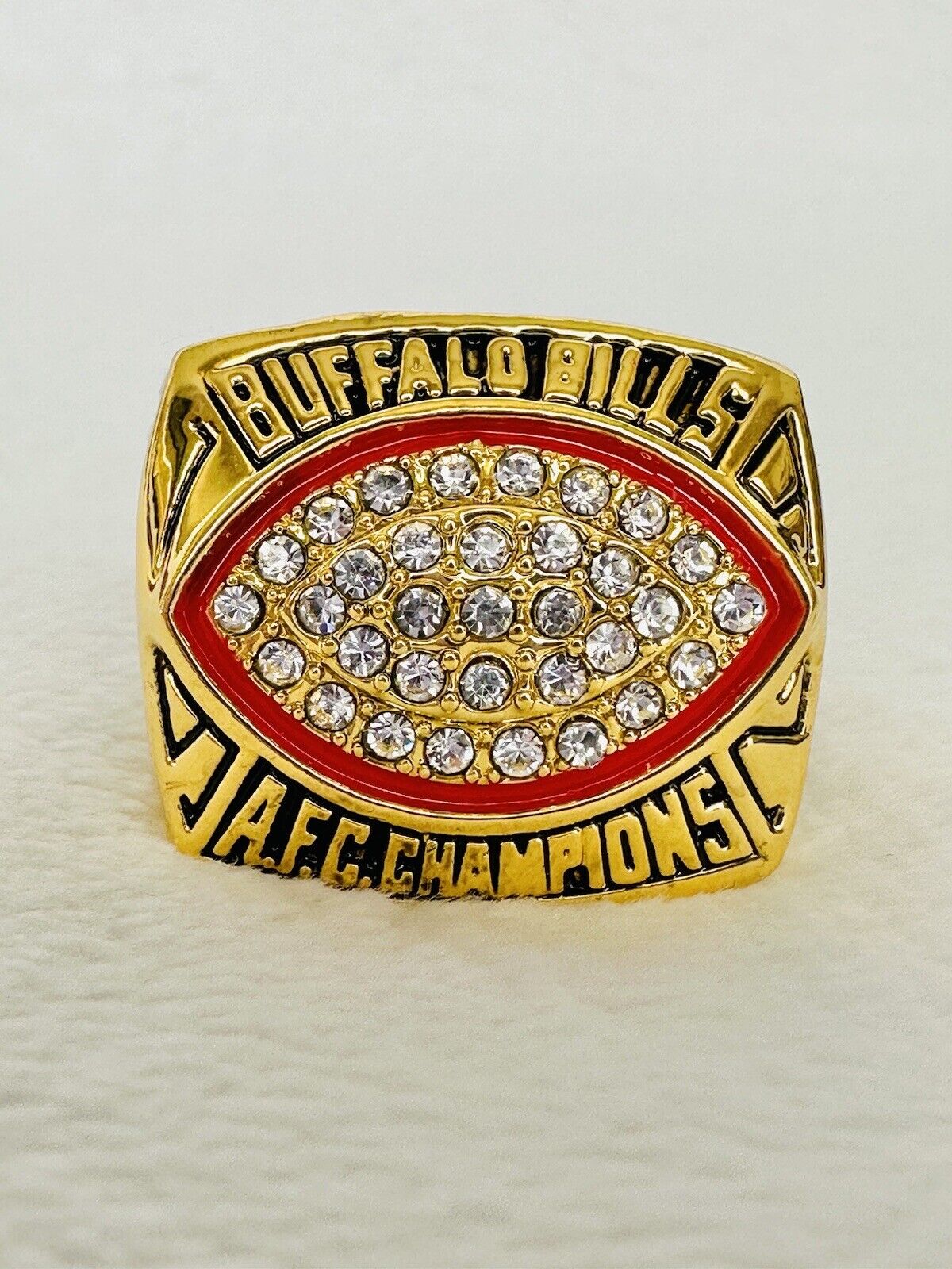 1992 Buffalo Bills AFC Championship Ring Replica, Kelly, US SHIP - EB Sports Champion's Cache