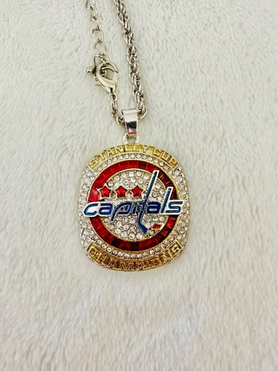 2018 Washington Capitals NHL Stanley Cup Championship Pendant Necklace, US SHIP - EB Sports Champion's Cache