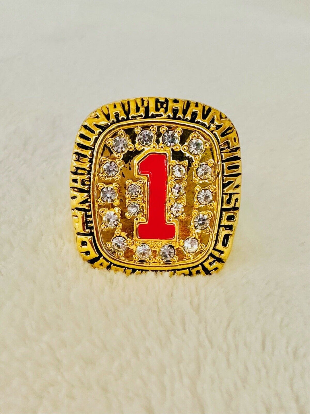 1994 Arkansas Razorbacks Commerative Championship Fan ring, US Ship - EB Sports Champion's Cache