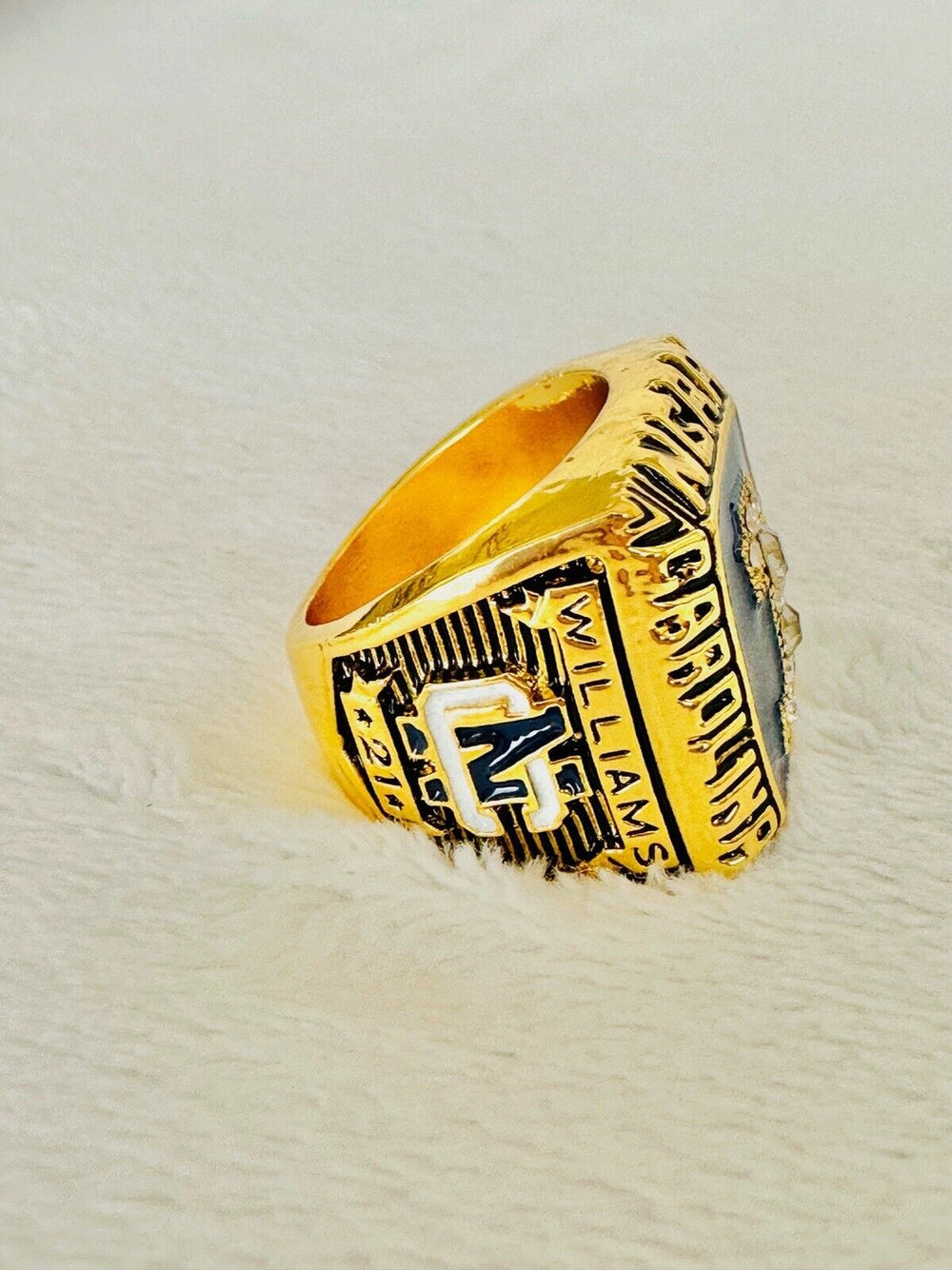 1993 North Carolina Tarheels NCAA SP Brass Championship Ring, US Ship - EB Sports Champion's Cache