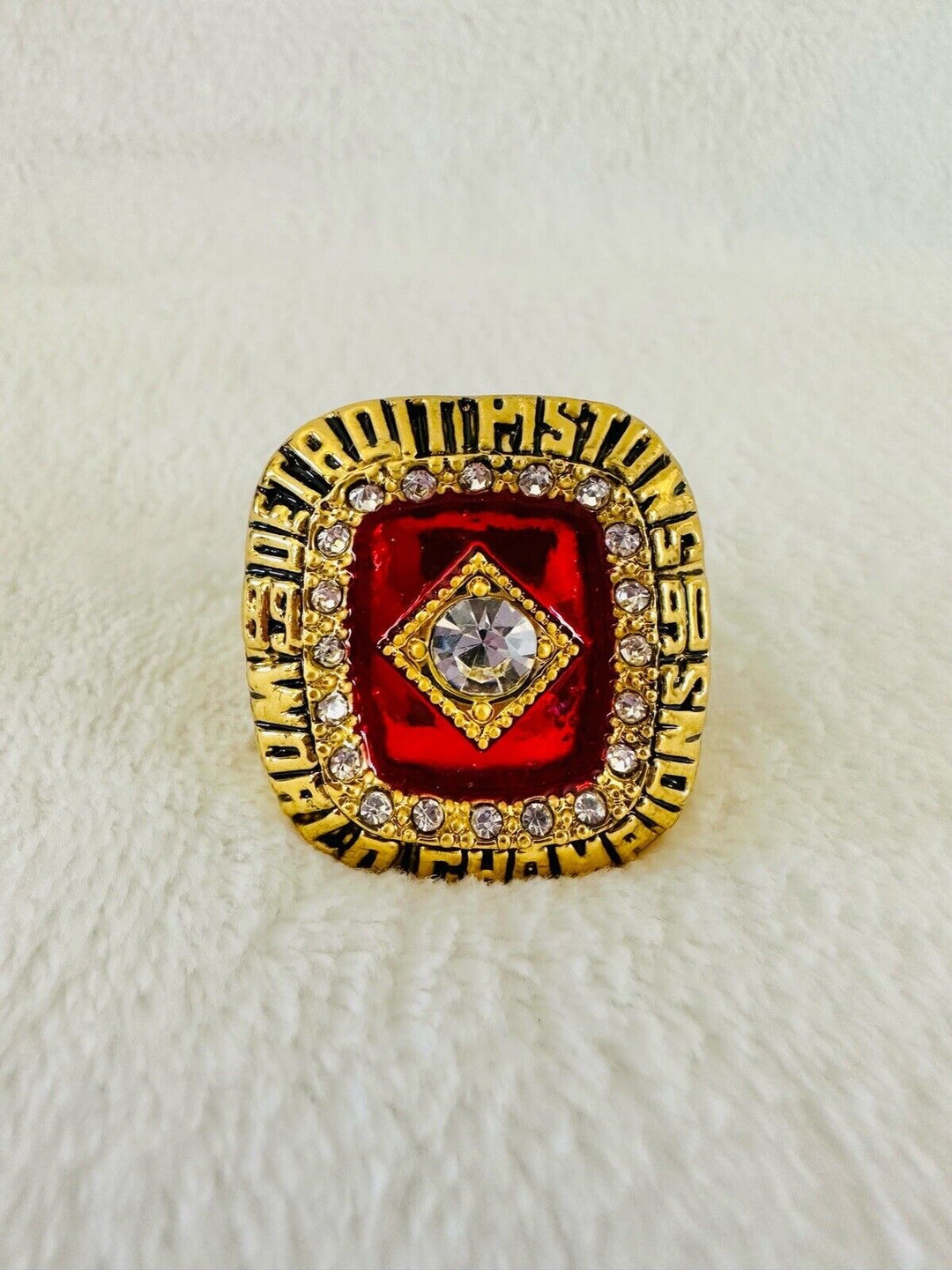 1990 Detroit Pistons Championship Replica Ring,  SHIP - EB Sports Champion's Cache