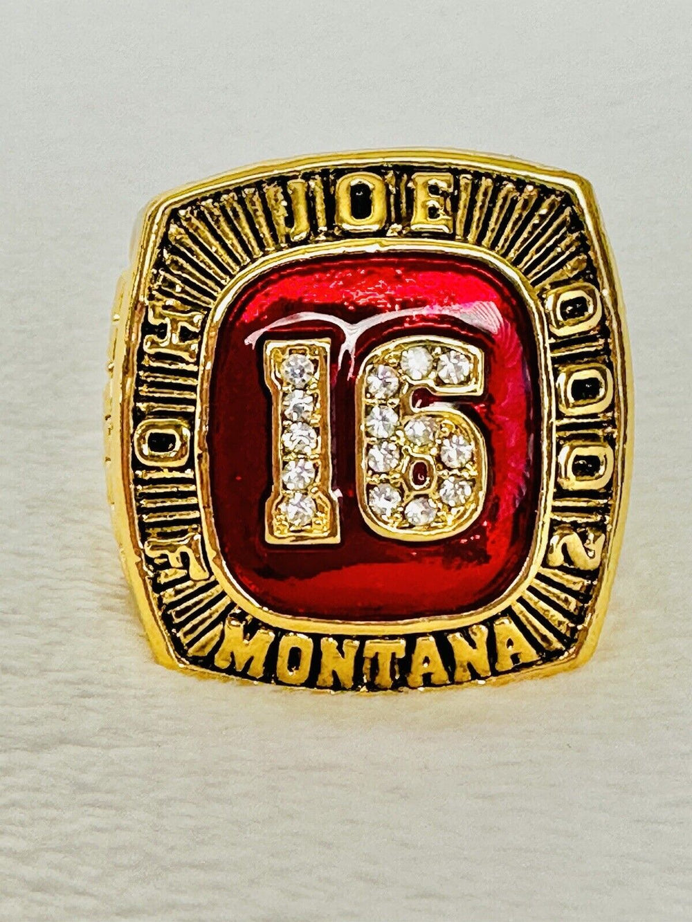 San Francisco 49ers JOE MONTANA Hall Of Fame Ring W Box, USA SHIP - EB Sports Champion's Cache