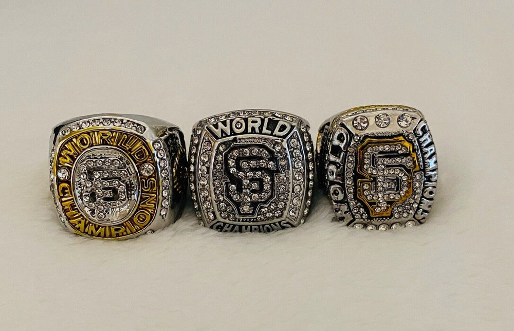 San Francisco Giants World Series Championship Ring Set W Box US SHIP 2010/12/14 - EB Sports Champion's Cache