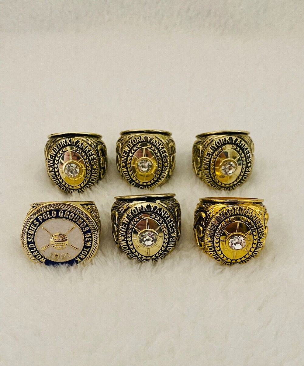 6 NEW YORK Yankees World Series Champions Ring Set W Box, US SHIP First 6!!! - EB Sports Champion's Cache