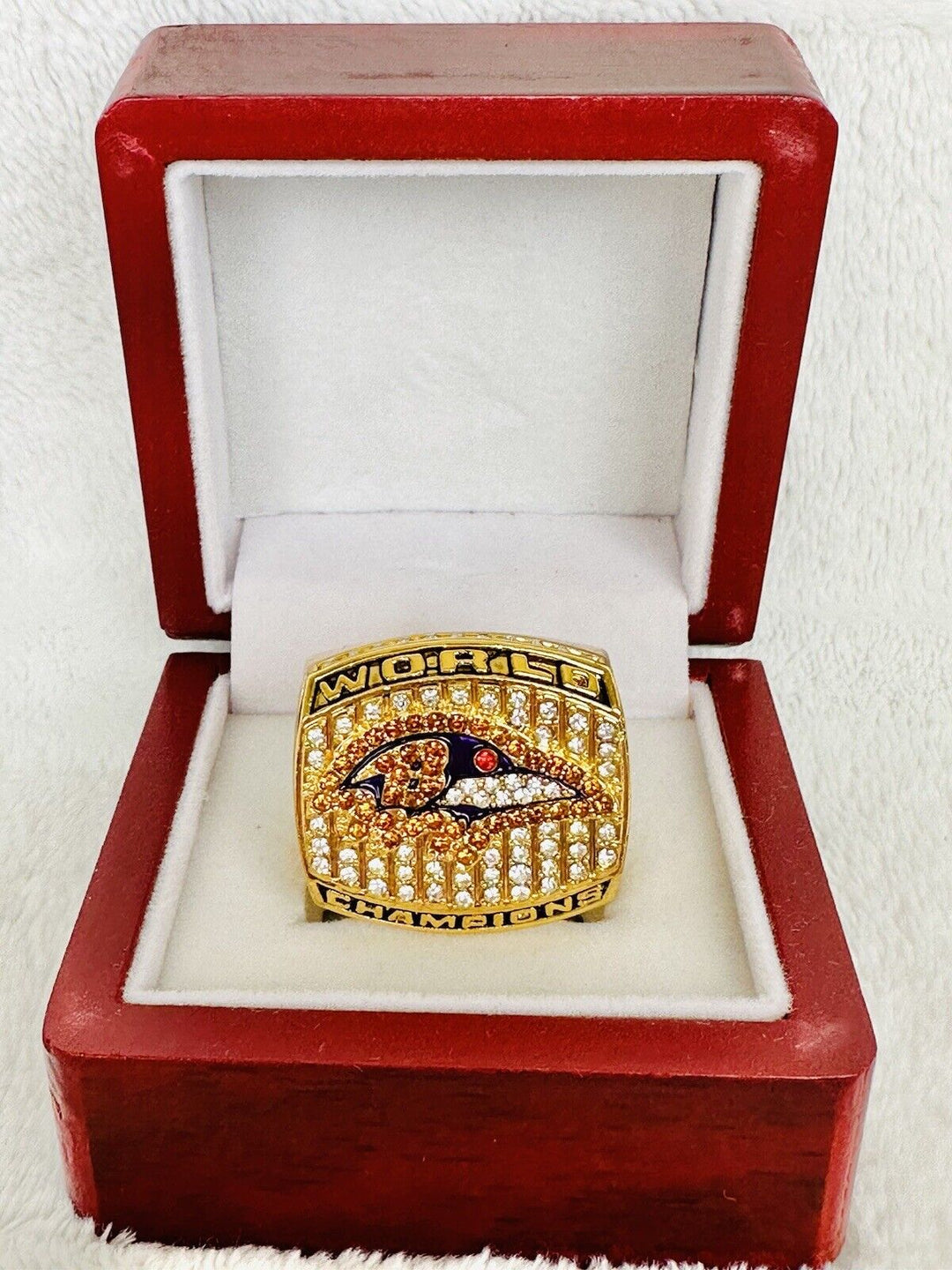 Baltimore Ravens 2000 Super Bowl Ring - Ray Lewis, US SHIP - EB Sports Champion's Cache