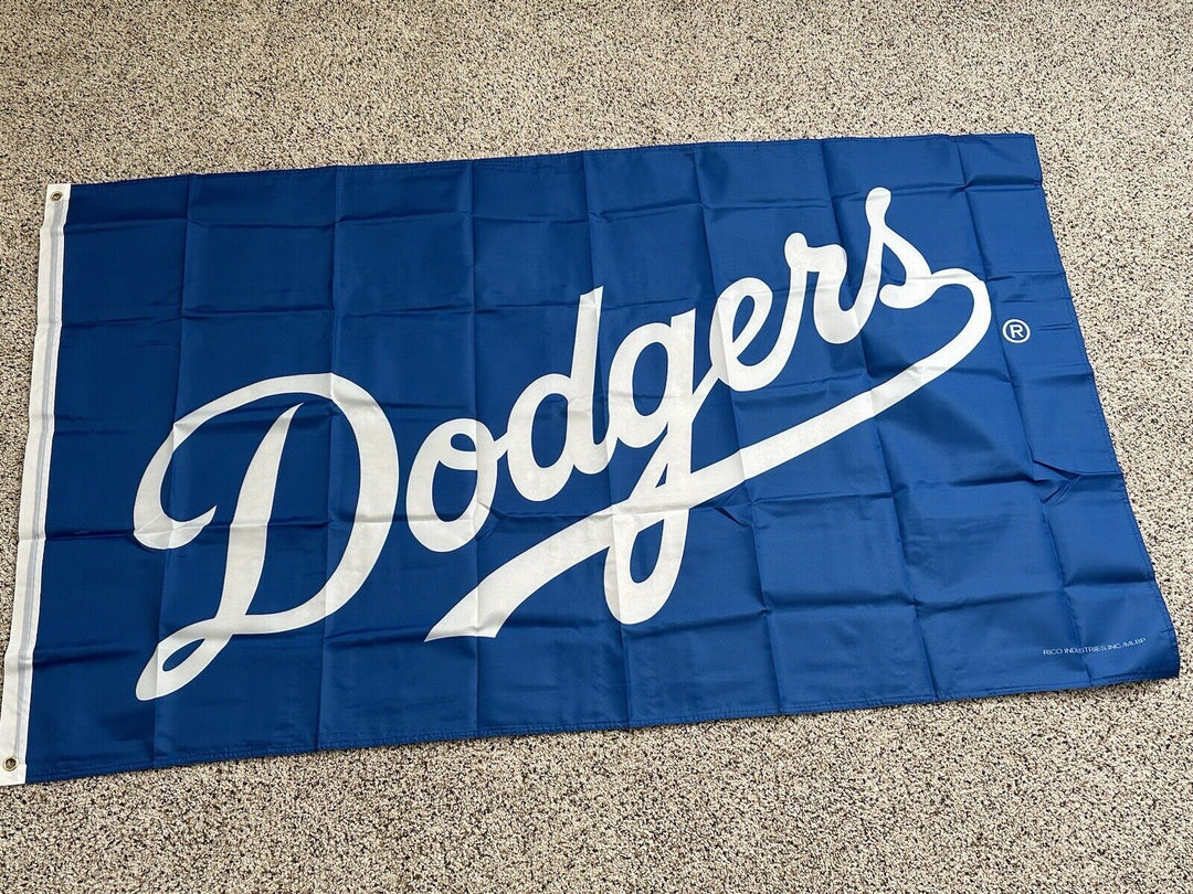 LA Dodgers Flag 3X5 Banner Logo Baseball W Grommets Fast FREE Shipping - EB Sports Champion's Cache