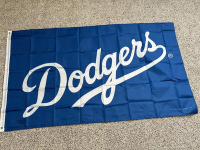 LA Dodgers Flag 3X5 Banner Logo Baseball W Grommets Fast FREE Shipping - EB Sports Champion's Cache