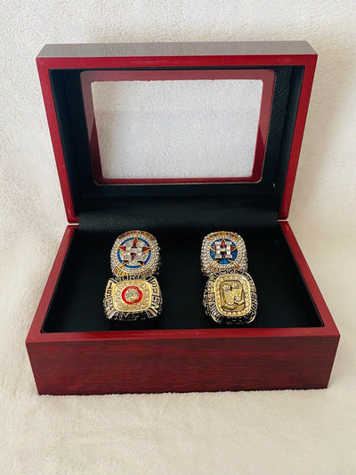 Houston Ultimate Championship Ring Set W Box,  SHIP, Rockets Astros - EB Sports Champion's Cache