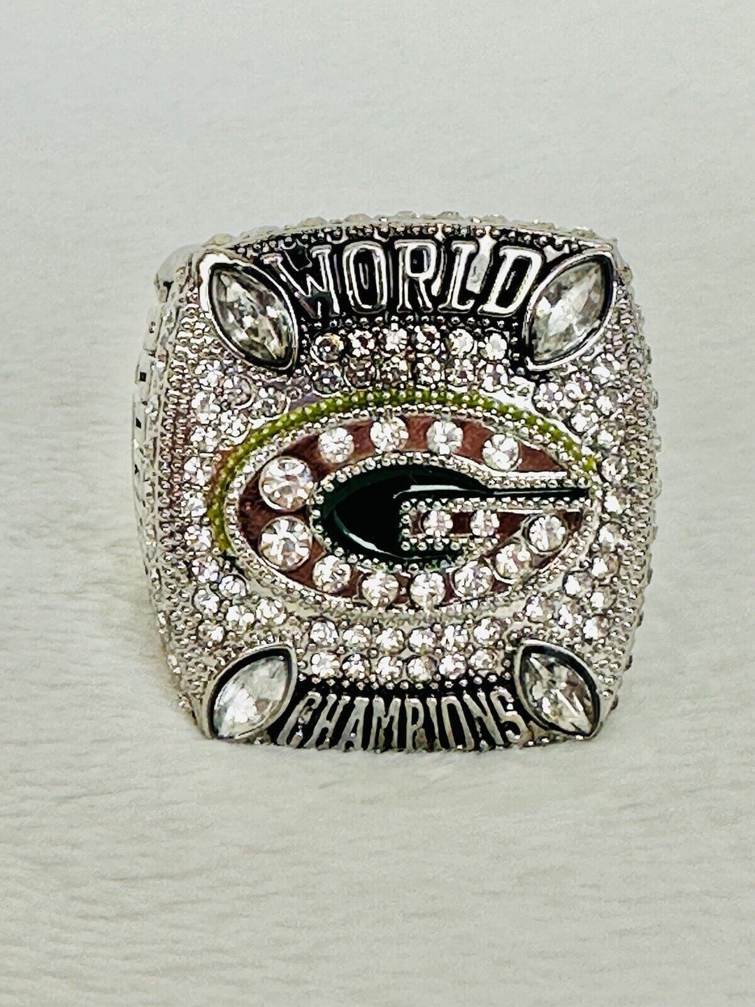 Aaron Rodgers Green Bay Packers Championship Replica Ring, US SHIP - EB Sports Champion's Cache