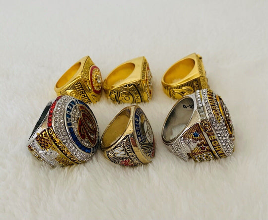 6 PCS Washington Ultimate Collection Championship Ring SET W Box,  SHIP - EB Sports Champion's Cache