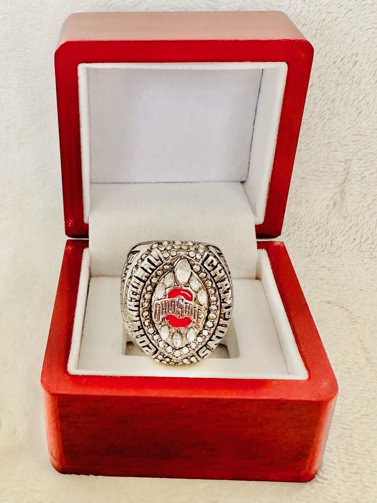 2015 Ohio State NCAA Championship Ring W Box, US SHIP - EB Sports Champion's Cache