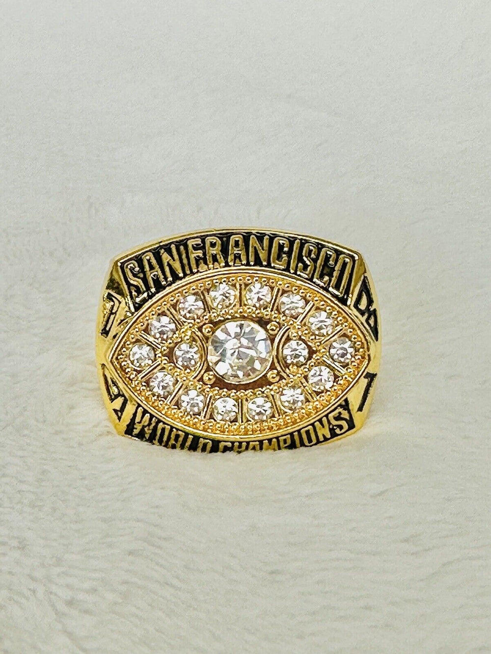 1981 San Francisco 49ers JOE MONTANA Ring W Box Championship, USA SHIP - EB Sports Champion's Cache