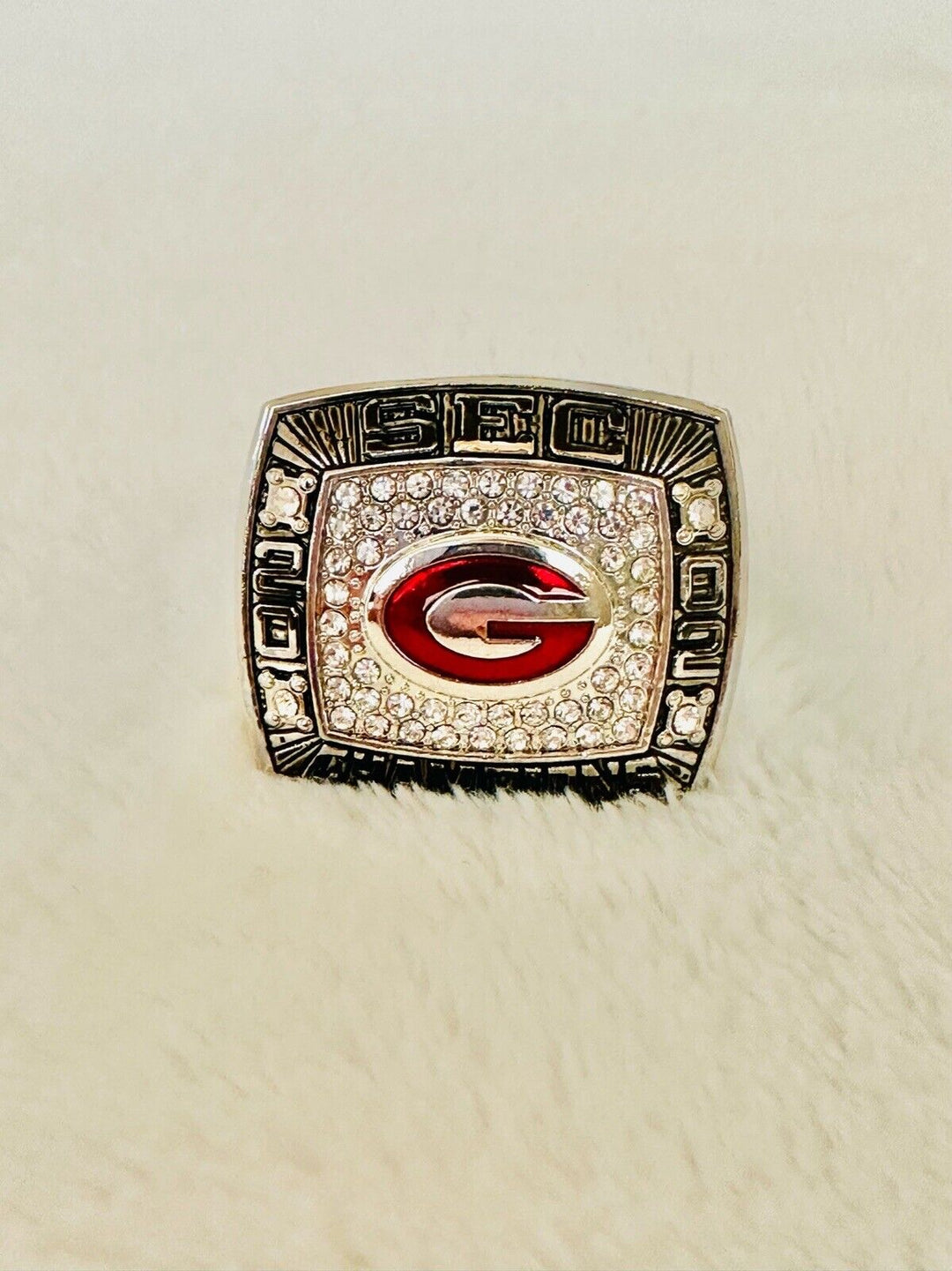 2002 Georgia Bulldogs SEC Championship Ring, US SHIP - EB Sports Champion's Cache