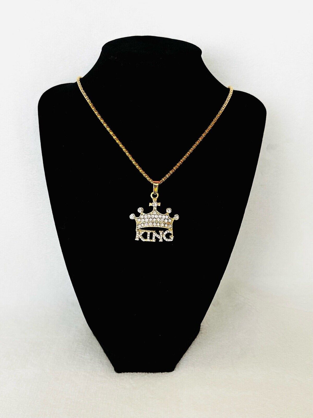 King Lebron James Crowned Pendant Necklace Chain Plated Hip Hop Jewelry, US SHIP - EB Sports Champion's Cache