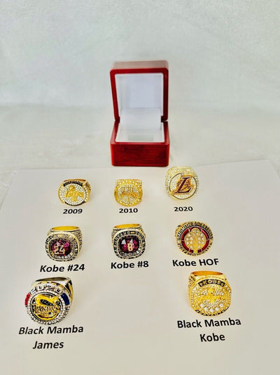 Los Angeles Lakers NBA Championship Ring W Box, USA SHIP, PICK YOUR RING!! - EB Sports Champion's Cache