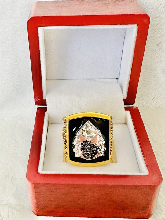 1948 Cleveland Indians World Series Championship Ring W Box,  SHIP - EB Sports Champion's Cache