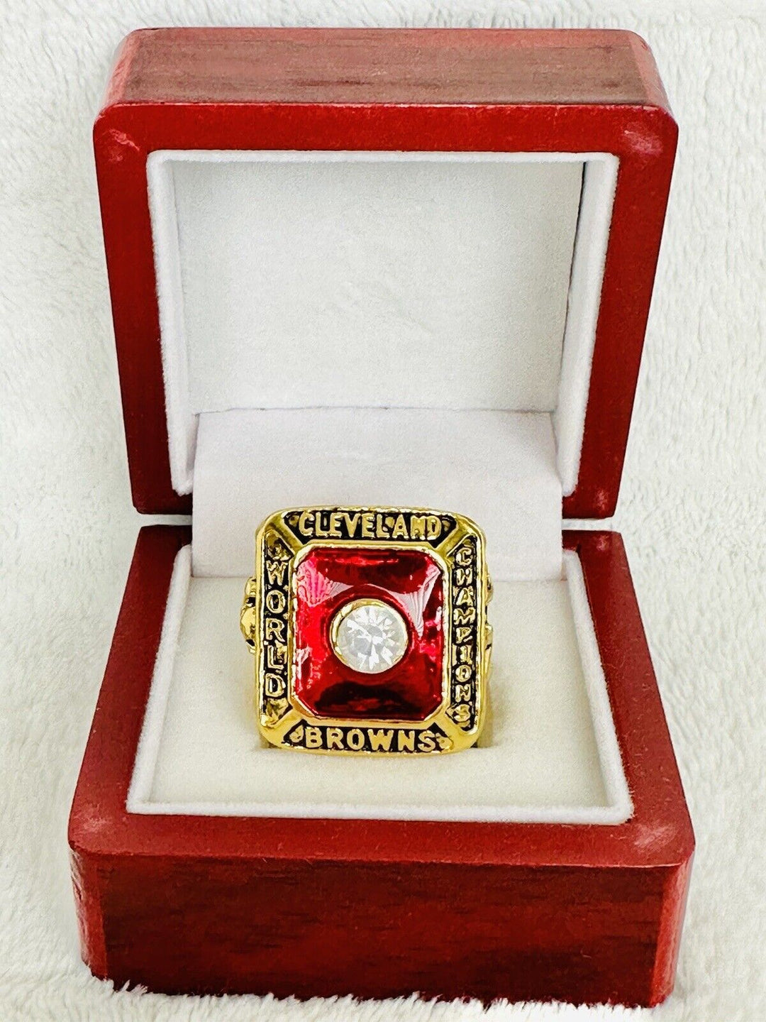 1955 Cleveland Browns Championship Ring W Box- NFL Championship, US SHIP - EB Sports Champion's Cache