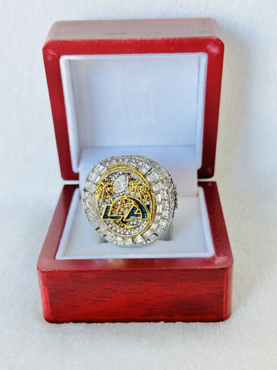 2021 LA Rams Championship Rare Ring W Box, Donald, US SHIP - EB Sports Champion's Cache