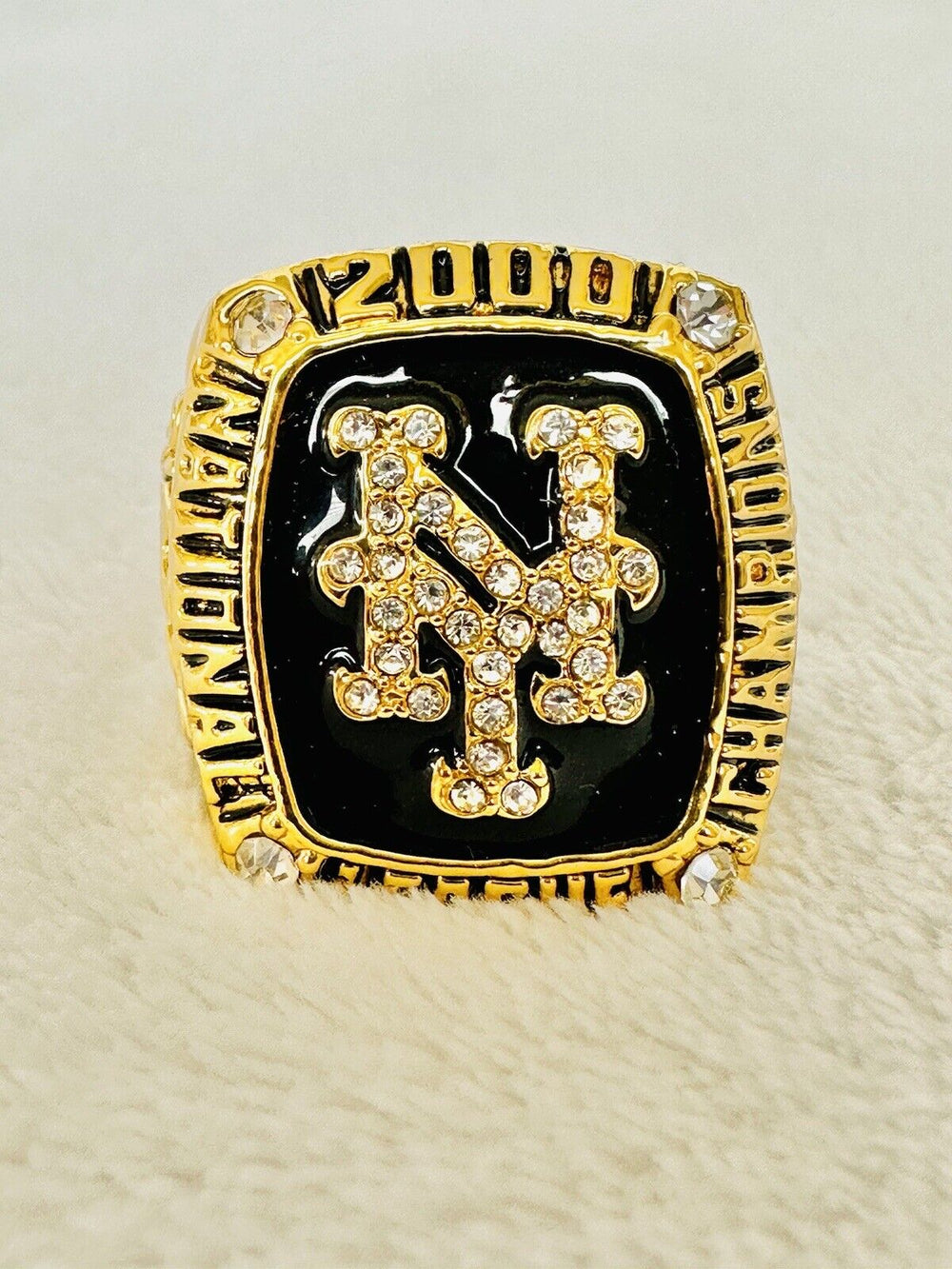 2000 New York Mets NL Championship Ring W Box,  SHIP - EB Sports Champion's Cache