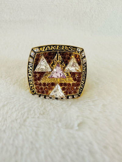 2002 Los Angeles Lakers NBA Championship Replica Ring,  SHIP - EB Sports Champion's Cache