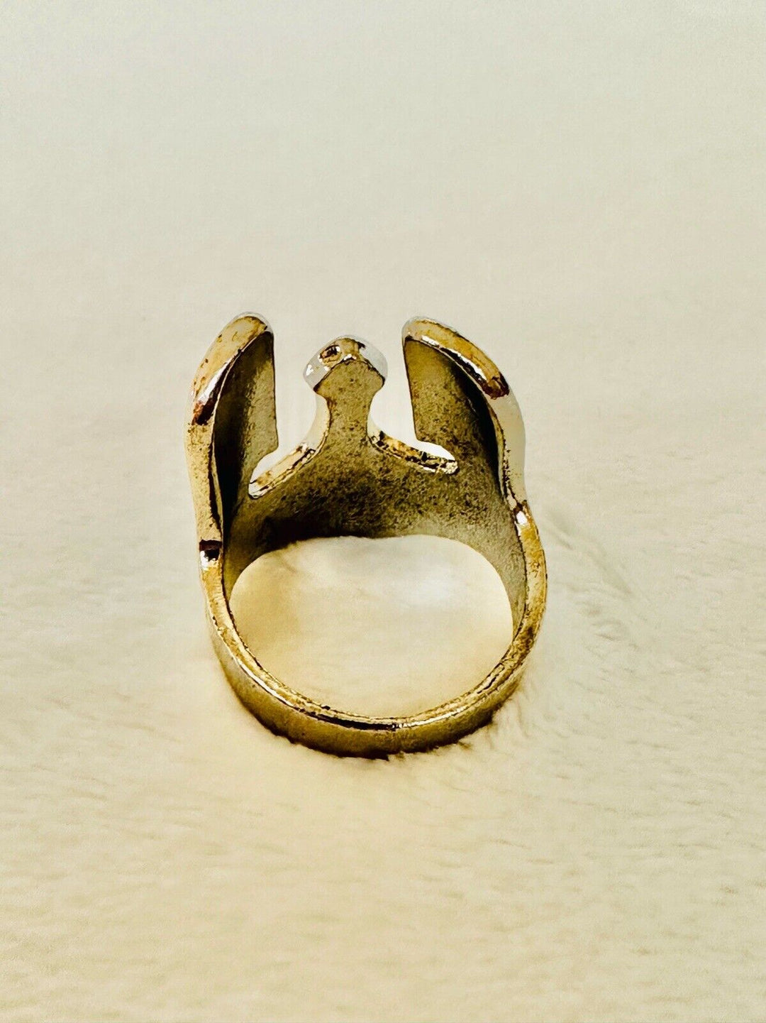 Mens Fashion Ring Viking Decorated Hollow Mask Titanium Stainless Steel, US SHIP - EB Sports Champion's Cache