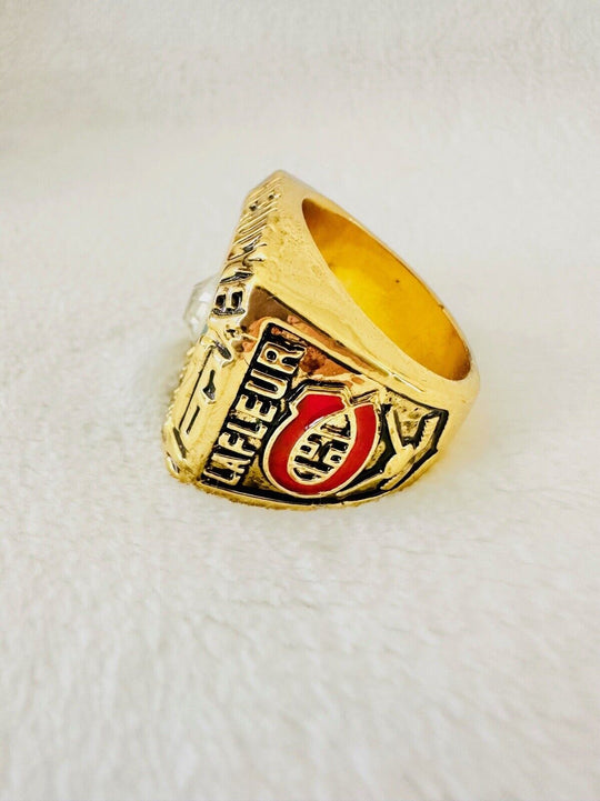 1976 Canadiens Stanley Cup 18k GP Brass Championship Ring W Box,  SHIP - EB Sports Champion's Cache