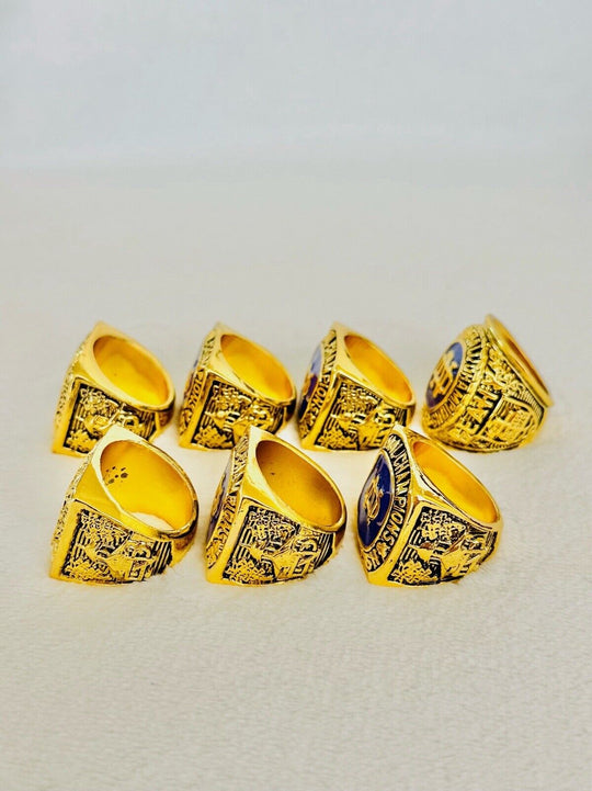 7 PCS Notre Dame Championship Display fan Ring Set, US SHIP 1924-49 - EB Sports Champion's Cache