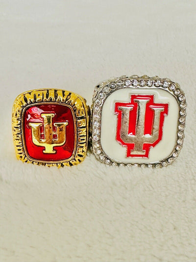 2 PCS INDIANA HOOSIERS CHAMPIONSHIP RING Set, US SHIP - EB Sports Champion's Cache