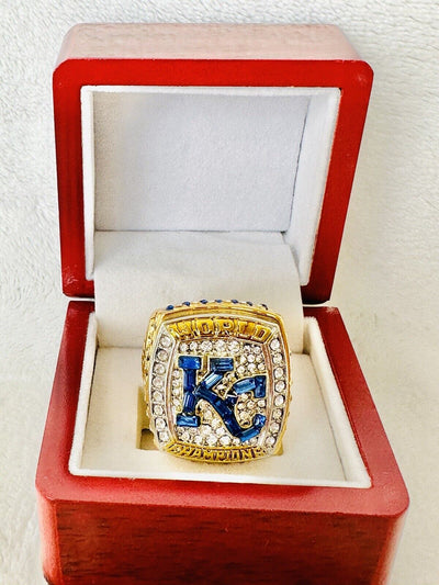 2015 Kansas City Royals World Series Ring W Box,  SHIP - EB Sports Champion's Cache