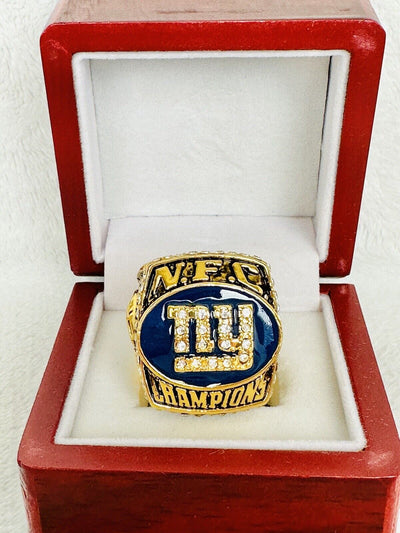 2000 New York Giants NFC Championship Ring W Box, US SHIP - EB Sports Champion's Cache