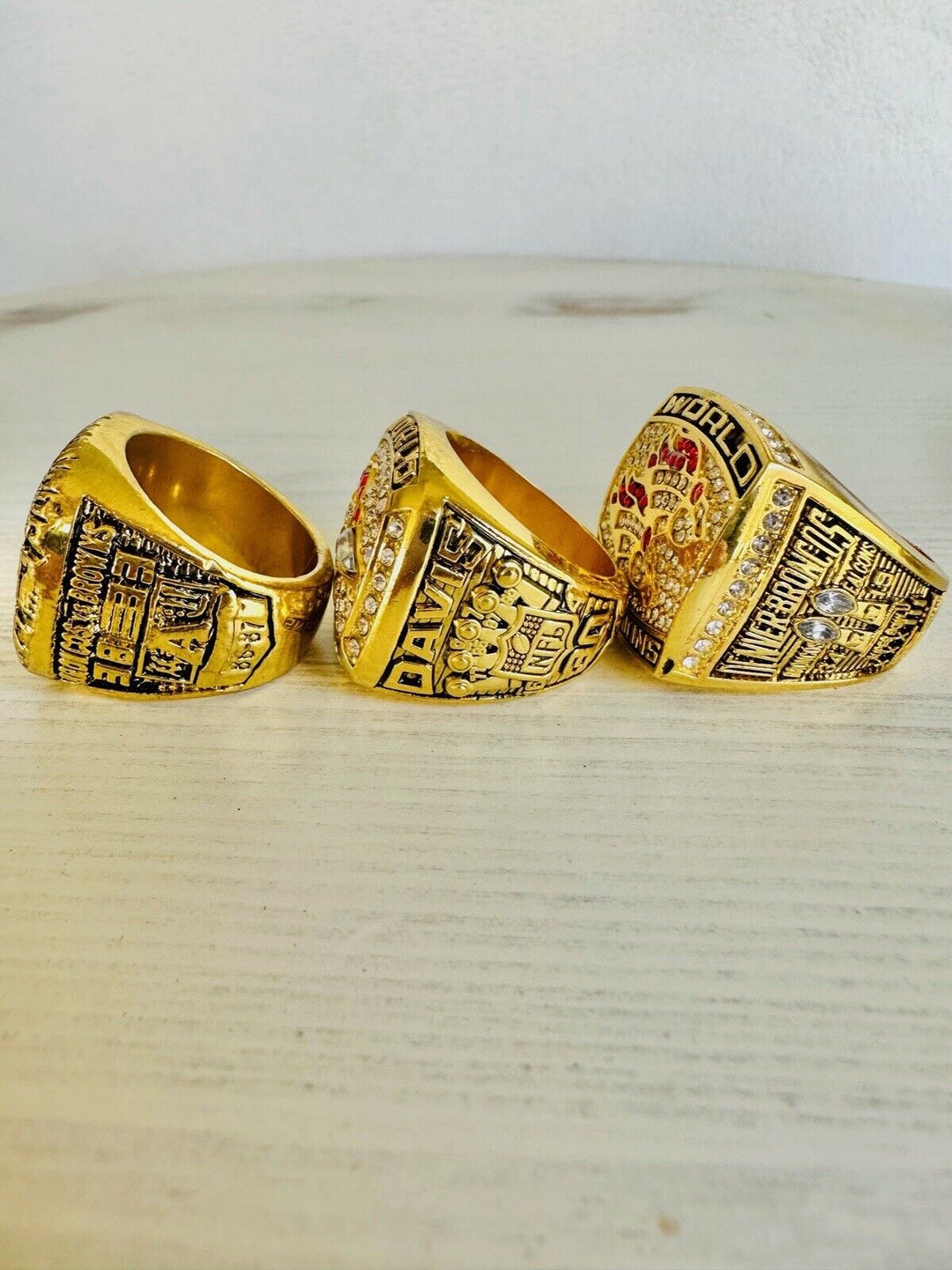 3 PCS Denver Broncos John Elway Ring,  US SHIP - EB Sports Champion's Cache