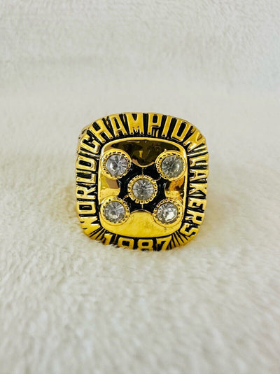 1987 Los Angeles Lakers NBA Championship Replica Ring,  SHIP - EB Sports Champion's Cache