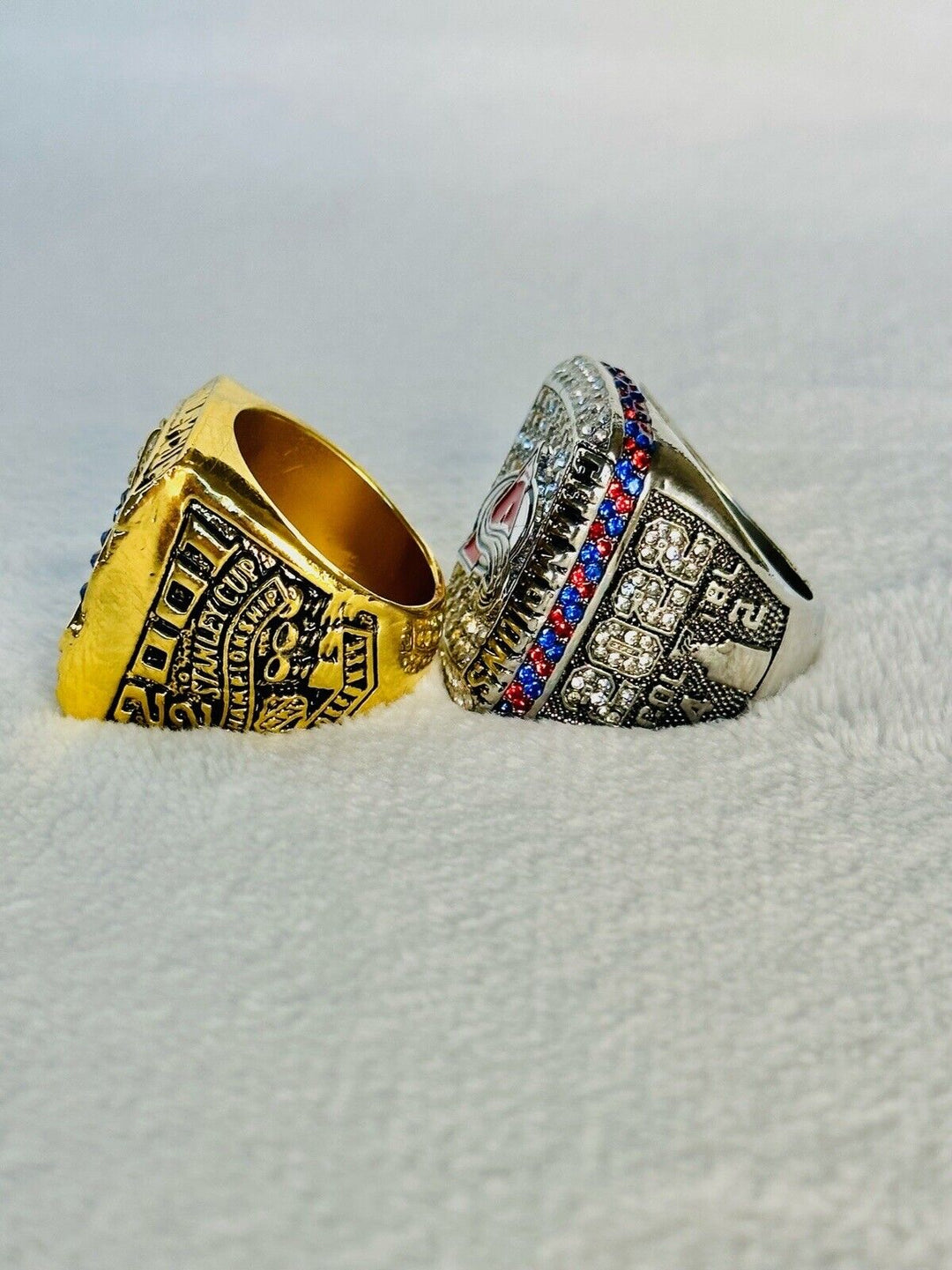 Colorado Avalanche Stanley Cup Championship ring Set,  SHIP 2001/2022 - EB Sports Champion's Cache