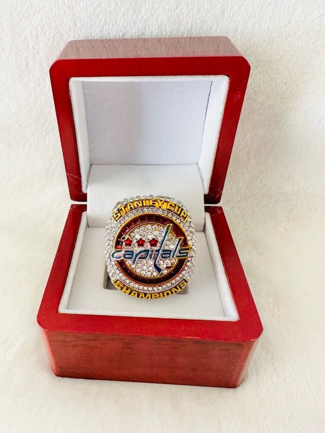 2018 Washington Capitals NHL Stanley Cup Championship Ring W Box,  SHIP - EB Sports Champion's Cache