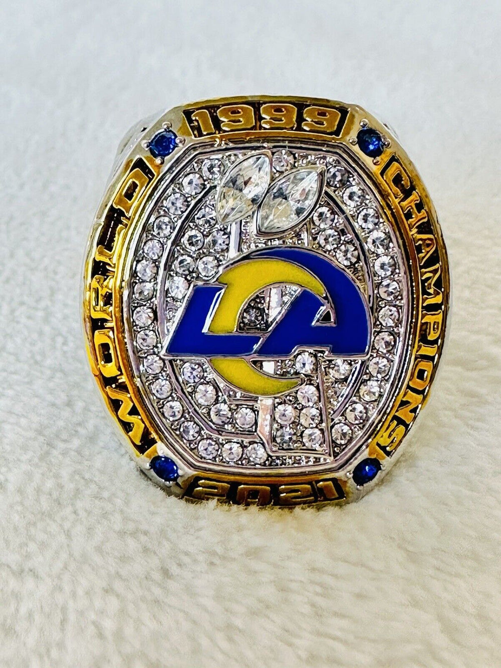 2021 LA Rams Championship Ring W Box, Stafford, US SHIP - EB Sports Champion's Cache