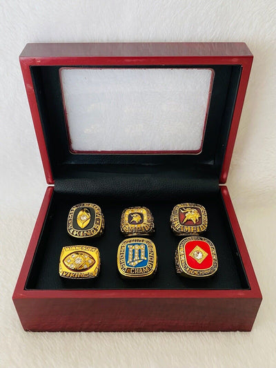 Minnesota Sports Ultimate Collection Championship Ring SET W Box,  SHIP - EB Sports Champion's Cache