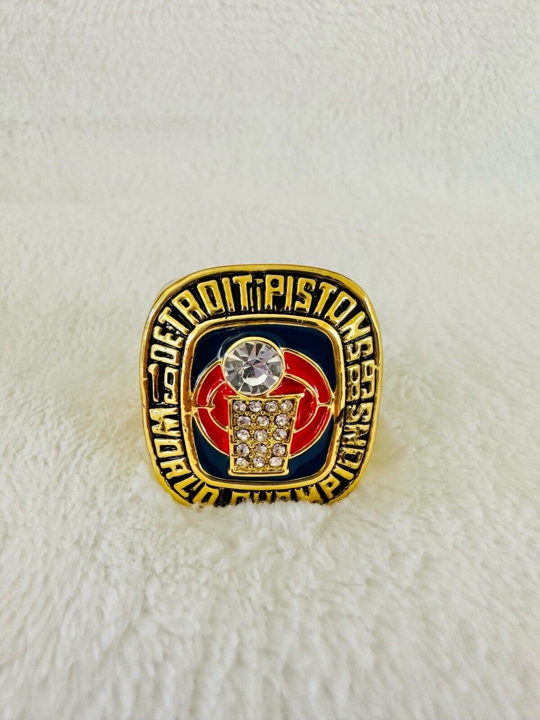 1989 Detroit Pistons Championship Replica Ring,  SHIP - EB Sports Champion's Cache