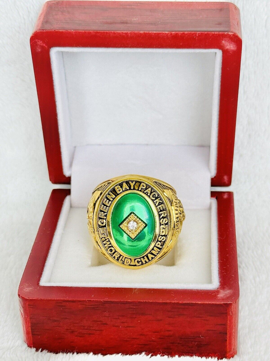 1961 Green Bay Packers Championship Replica Ring W Box, US SHIP - EB Sports Champion's Cache