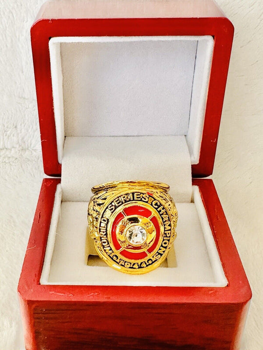 1944 St Louis Cardinals World Series Championship Ring W Box,  SHIP - EB Sports Champion's Cache