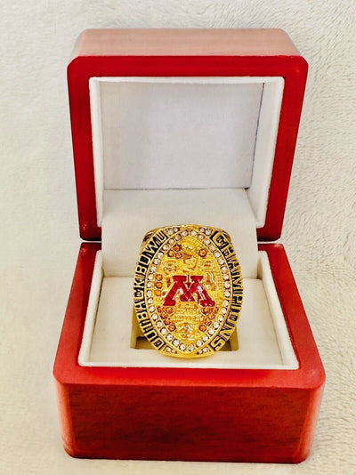 2021 Minnesota Gophers Football Outback Championship ring W Box, US SHIP FAST - EB Sports Champion's Cache