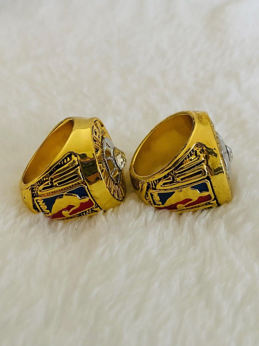 2 PCS NY New York Knicks Championship Ring SET,  SHIP 1970/73 - EB Sports Champion's Cache