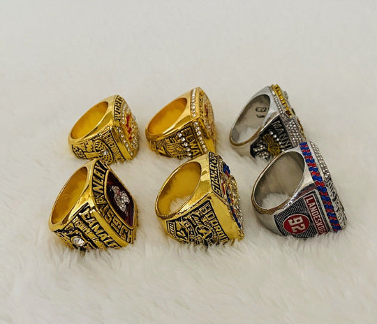Denver Ultimate Collection Championship Ring SET W Box,  SHIP Broncos, Aval - EB Sports Champion's Cache