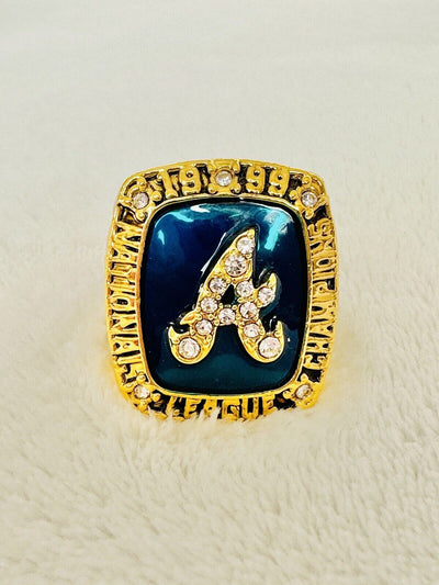 1999 Atlanta Braves NL Champs Champion Ring, USA  SHIP - EB Sports Champion's Cache