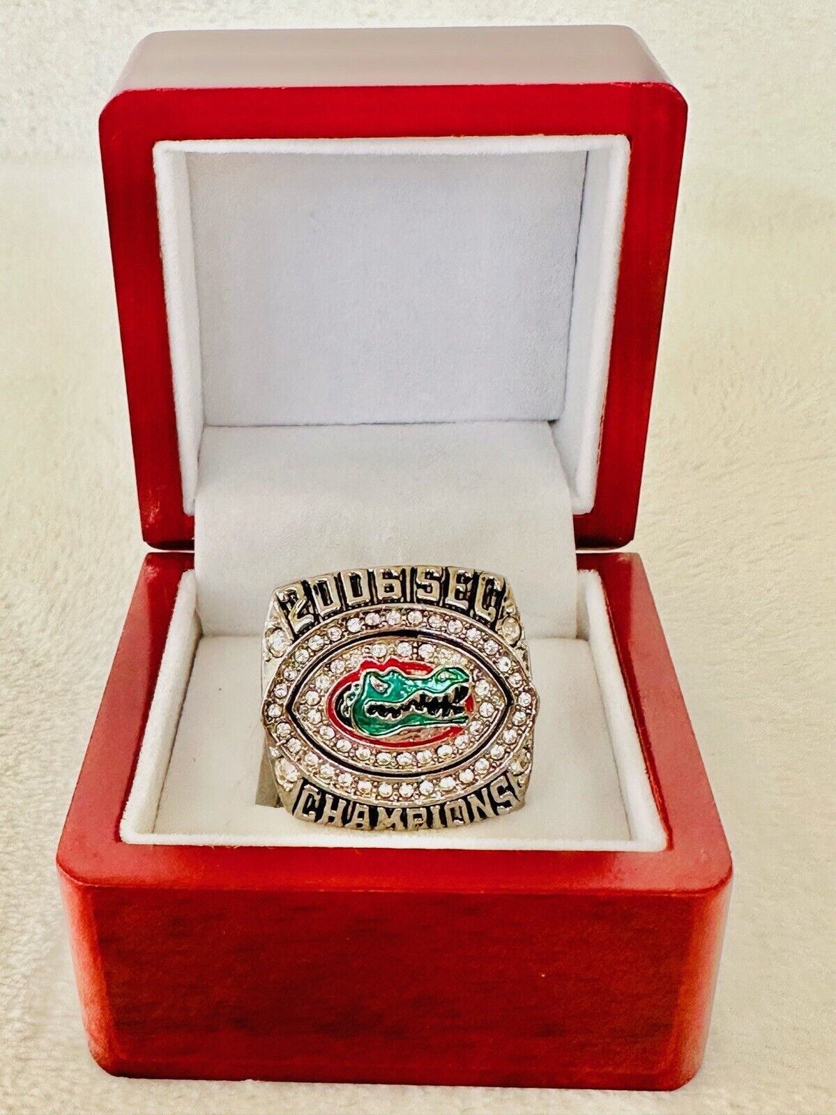 2006 Florida Gators SEC Championship Ring W Box, US SHIPPER - EB Sports Champion's Cache